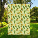 Corncob Pattern Print Garden Flag
