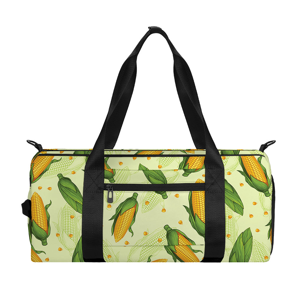 Corncob Pattern Print Gym Bag
