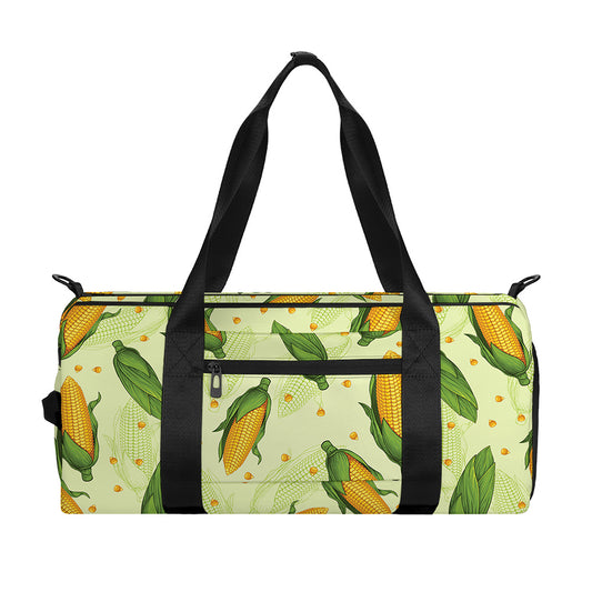 Corncob Pattern Print Gym Bag