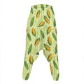 Corncob Pattern Print Hammer Pants