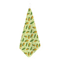 Corncob Pattern Print Hand Towel