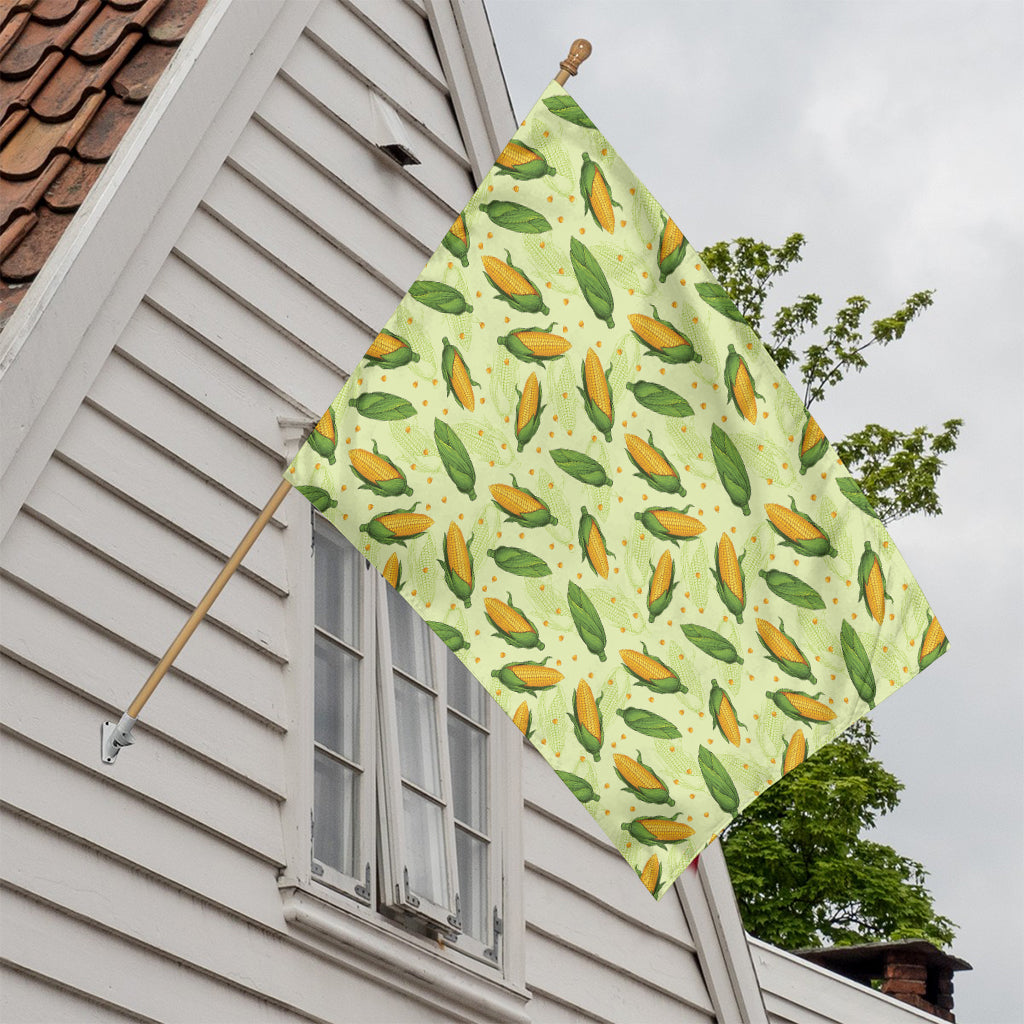 Corncob Pattern Print House Flag