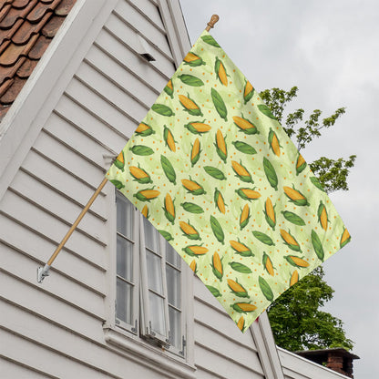 Corncob Pattern Print House Flag