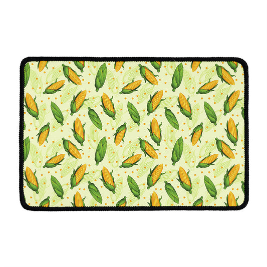 Corncob Pattern Print Kitchen Mat