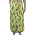 Corncob Pattern Print Lantern Pants