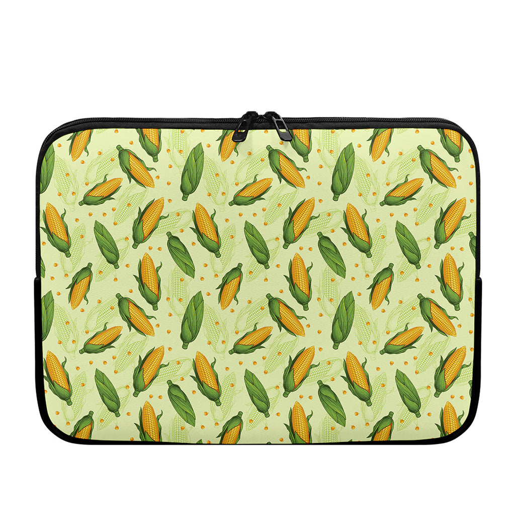 Corncob Pattern Print Laptop Sleeve