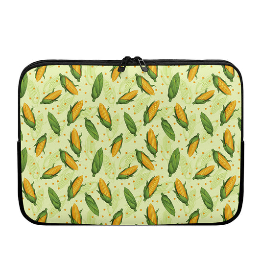 Corncob Pattern Print Laptop Sleeve