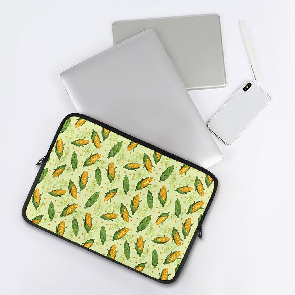 Corncob Pattern Print Laptop Sleeve