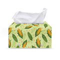 Corncob Pattern Print Leather Tissue Box Cover