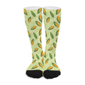 Corncob Pattern Print Long Socks