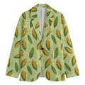 Corncob Pattern Print Men's Blazer