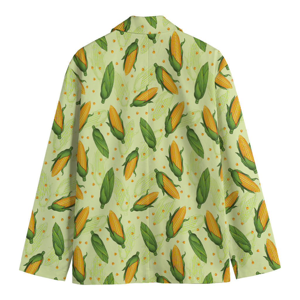 Corncob Pattern Print Men's Blazer