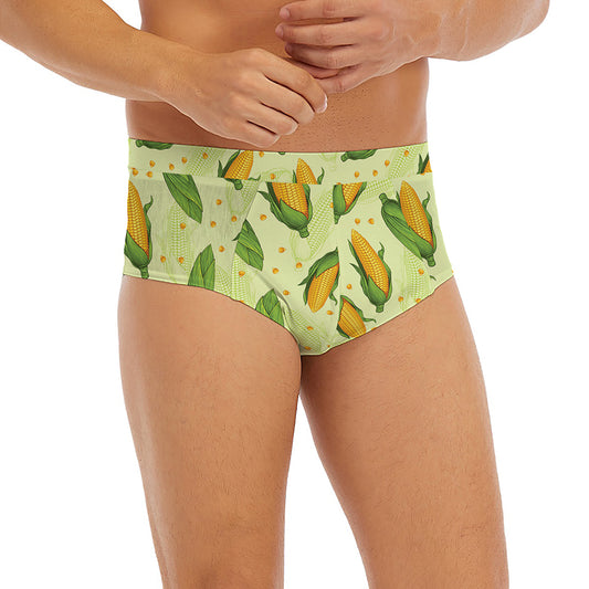 Corncob Pattern Print Men's Briefs