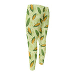 Corncob Pattern Print Men's Compression Pants