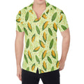 Corncob Pattern Print Men's Shirt