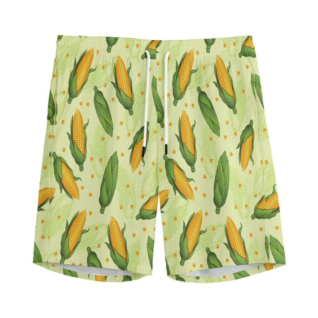 Corncob Pattern Print Men's Sports Shorts