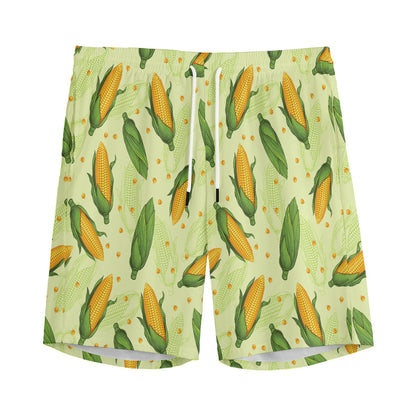 Corncob Pattern Print Men's Sports Shorts