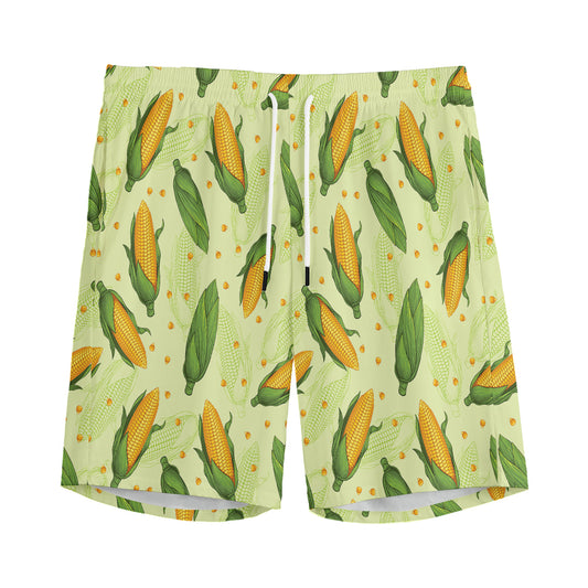 Corncob Pattern Print Men's Sports Shorts