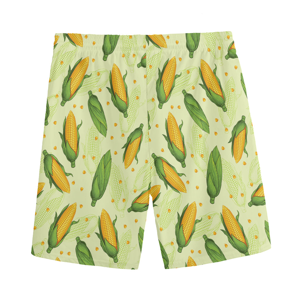 Corncob Pattern Print Men's Sports Shorts