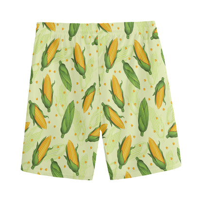 Corncob Pattern Print Men's Sports Shorts