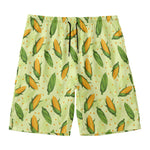 Corncob Pattern Print Men's Swim Trunks