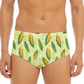 Corncob Pattern Print Men's Triangle Swim Briefs