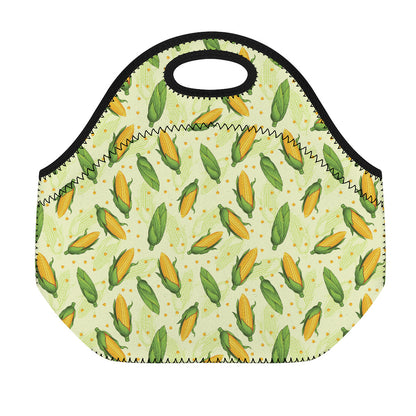 Corncob Pattern Print Neoprene Lunch Bag
