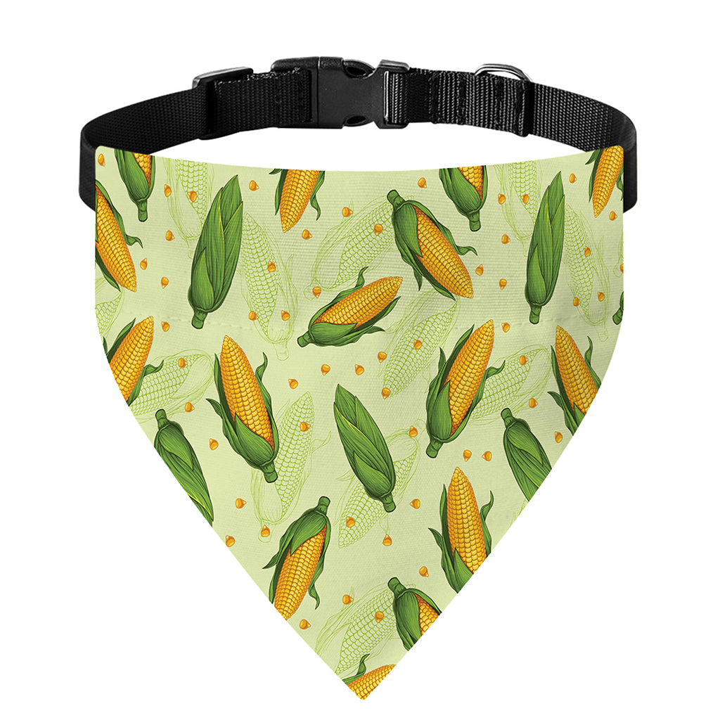 Corncob Pattern Print Over The Collar Dog Bandana
