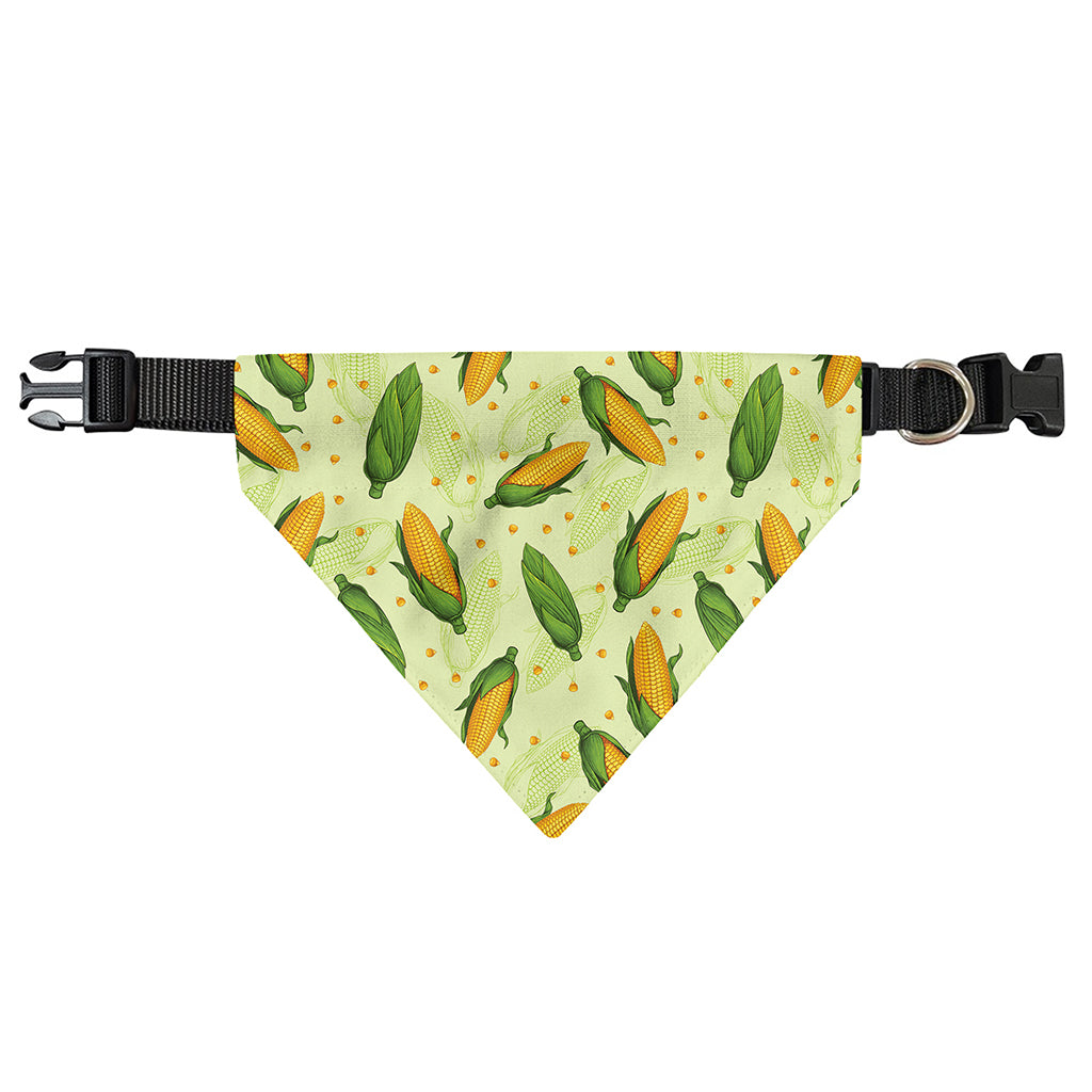 Corncob Pattern Print Over The Collar Dog Bandana