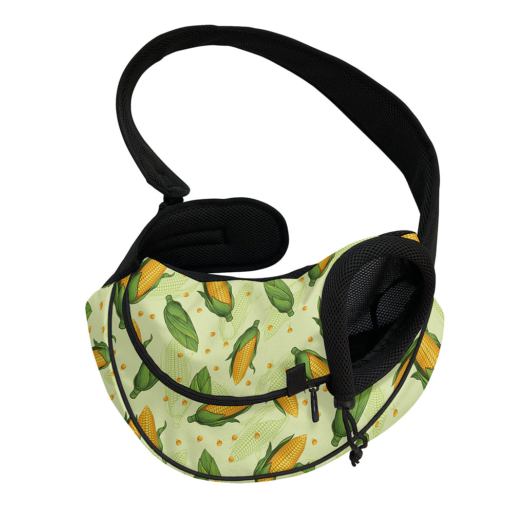 Corncob Pattern Print Pet Sling Carrier
