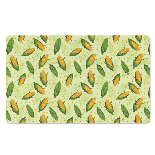 Corncob Pattern Print Polyester Doormat
