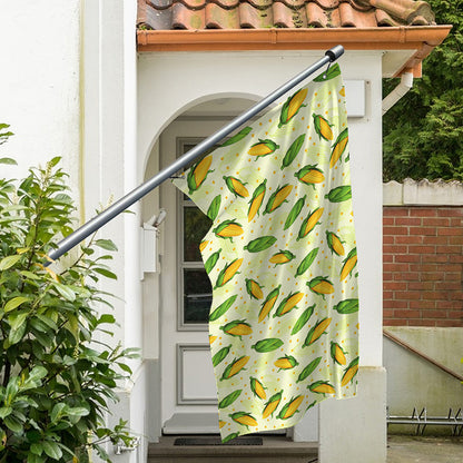 Corncob Pattern Print Polyester Flag
