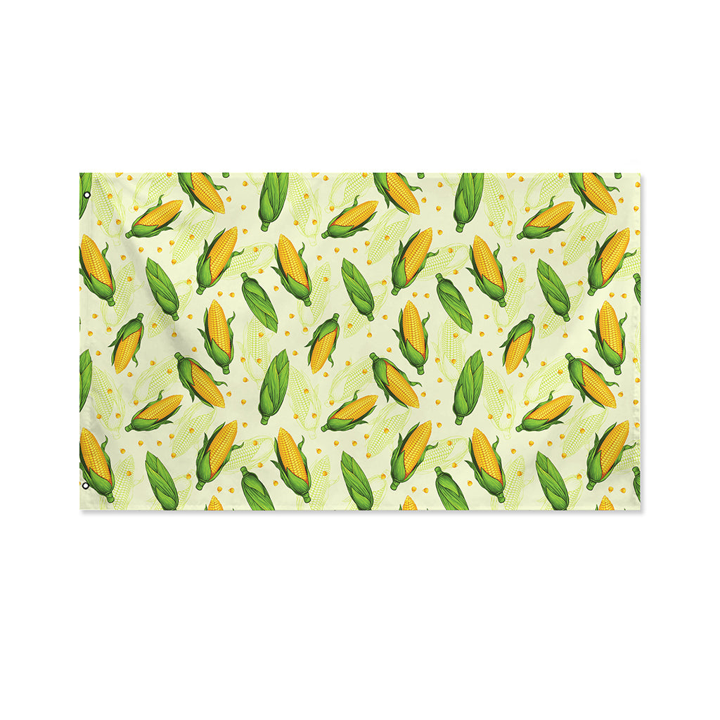 Corncob Pattern Print Polyester Flag