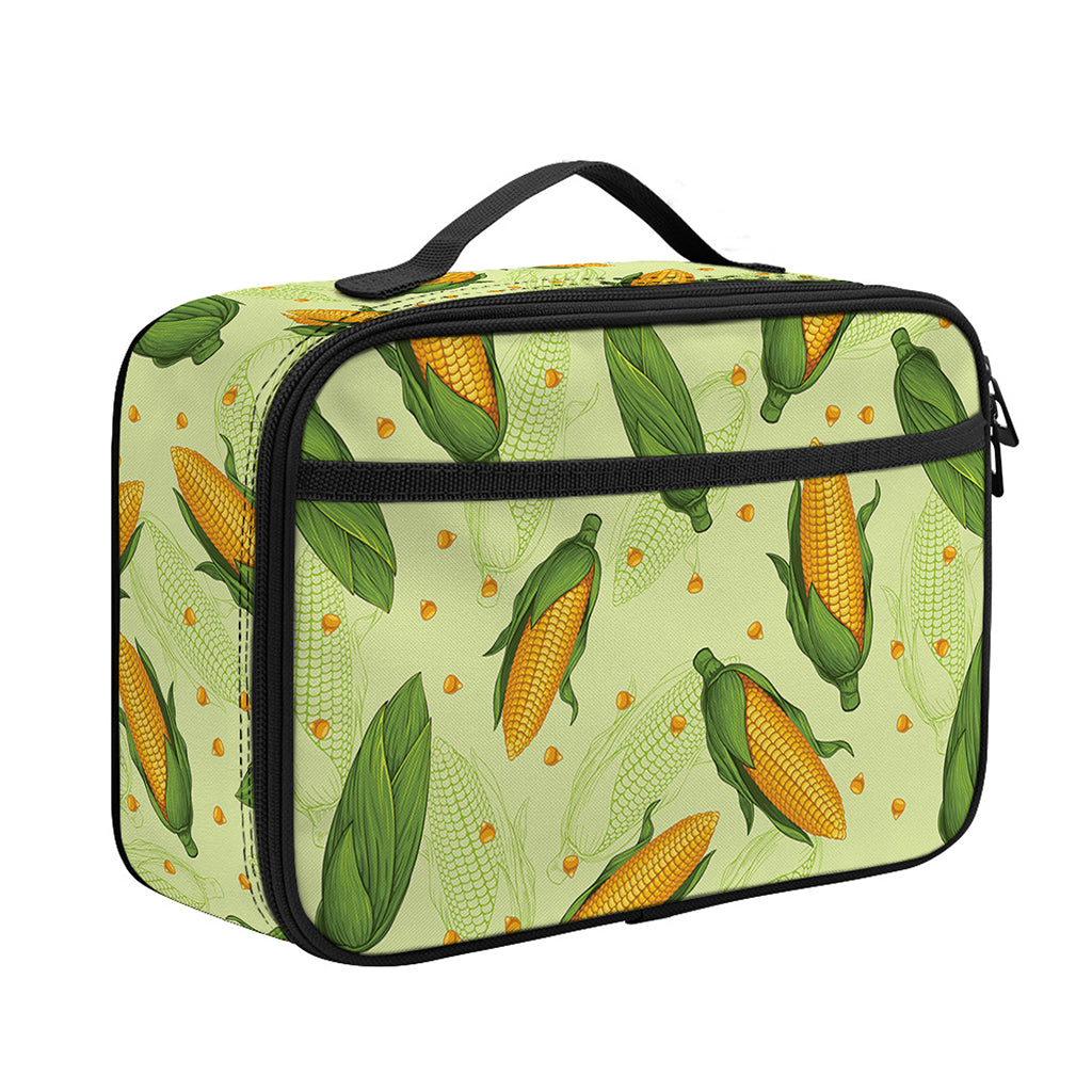 Corncob Pattern Print Portable Lunch Bag