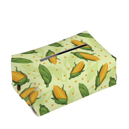 Corncob Pattern Print Rectangle Tissue Box Cover
