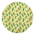 Corncob Pattern Print Round Blanket