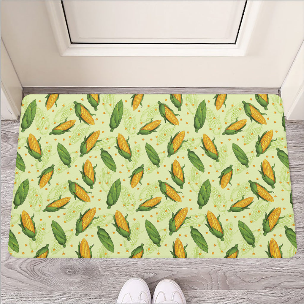 Corncob Pattern Print Rubber Doormat