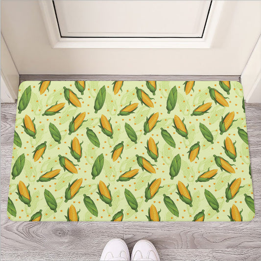Corncob Pattern Print Rubber Doormat