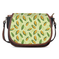 Corncob Pattern Print Saddle Bag