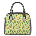Corncob Pattern Print Shoulder Handbag