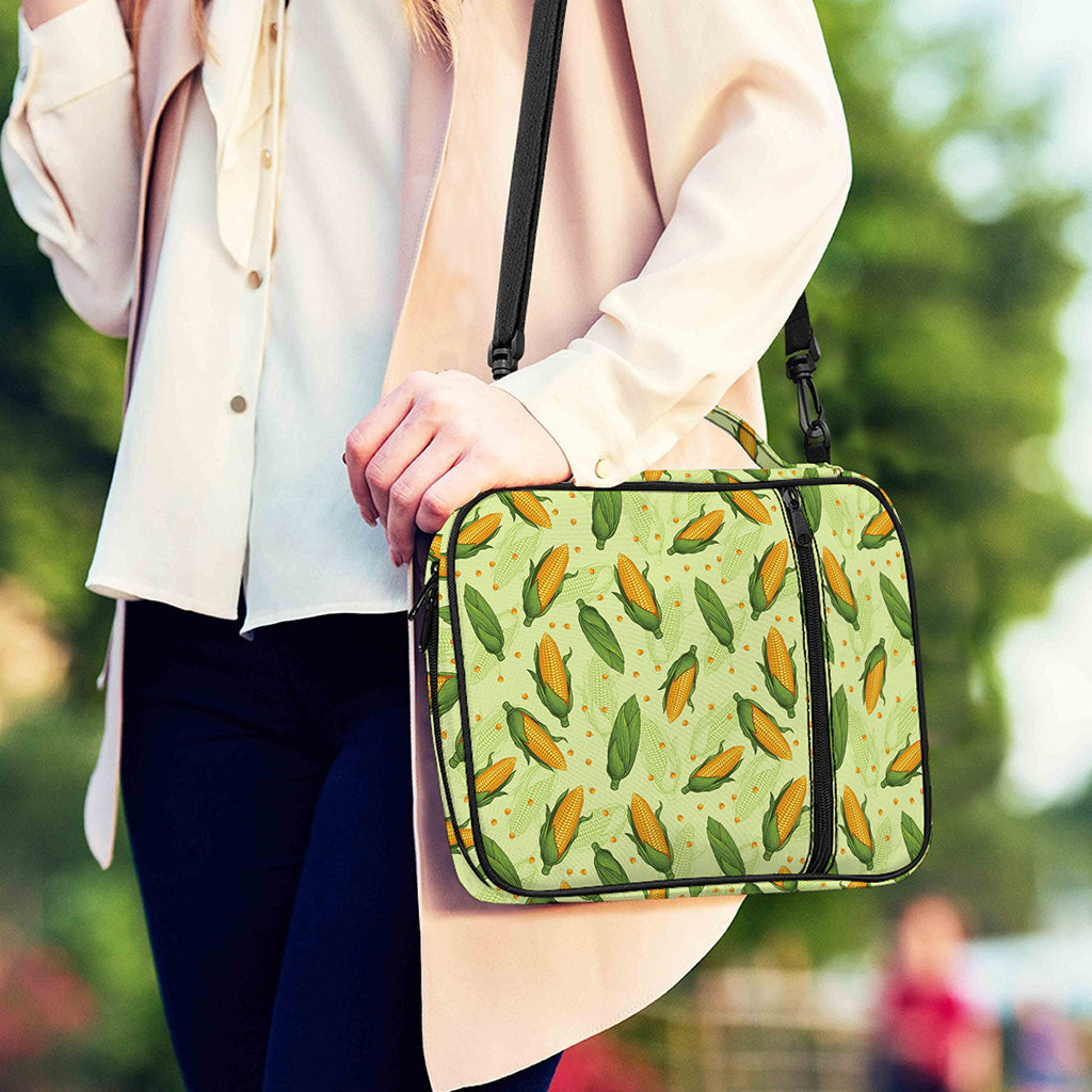 Corncob Pattern Print Shoulder Strap Bible Bag