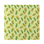 Corncob Pattern Print Silk Bandana