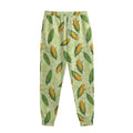 Corncob Pattern Print Sweatpants