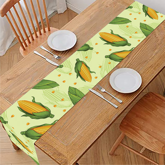 Corncob Pattern Print Table Runner