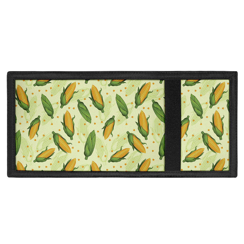 Corncob Pattern Print Trifold Wallet