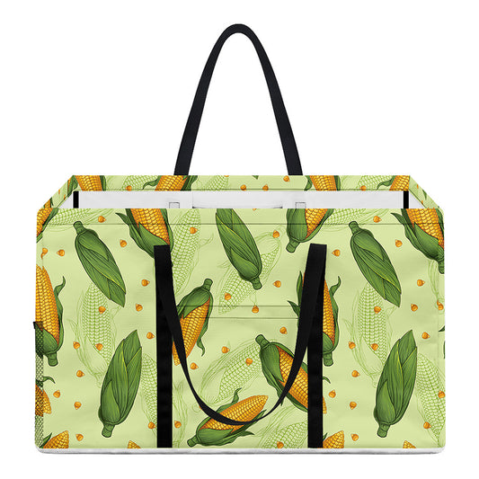 Corncob Pattern Print Utility Tote Bag