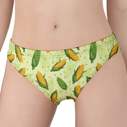 Corncob Pattern Print Women's Panties
