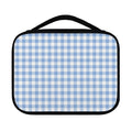 Cornflower Blue And White Gingham Print Classic Bible Case