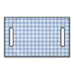 Cornflower Blue And White Gingham Print Golf Cart Seat Cover