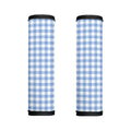 Cornflower Blue And White Gingham Print Handle Covers